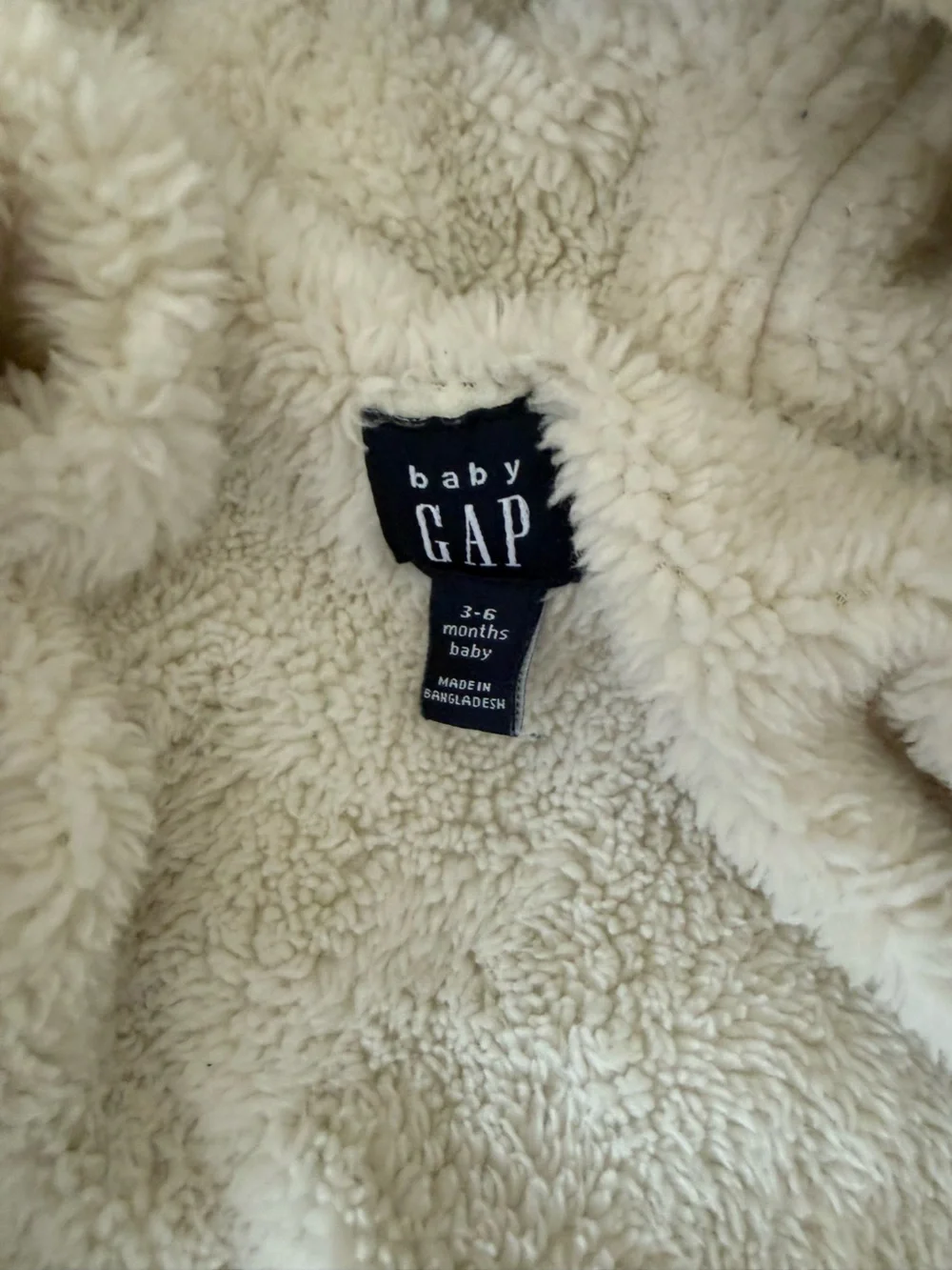 GAP Blue Quilted Fleece-Lined Kids One-Piece Footie